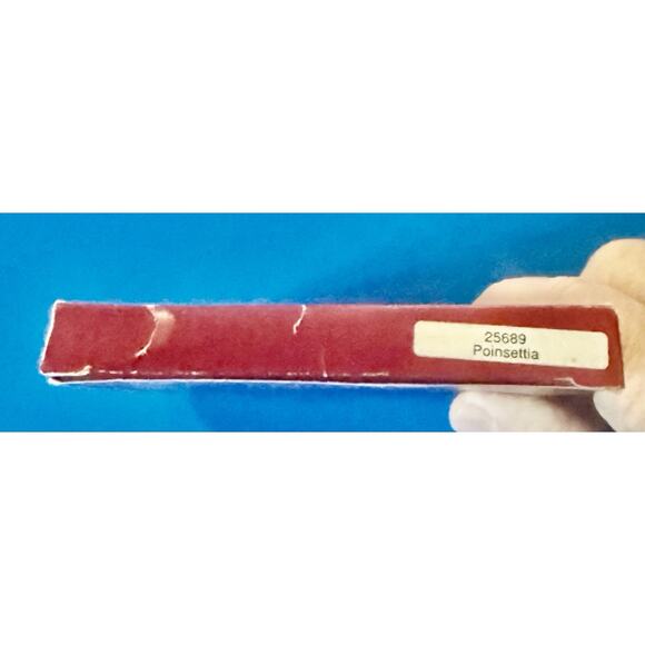 1997 Holiday Treasures Collectors’ Acrylic Lighted Candle Poinsettias Ornament - Picture 4 of 14